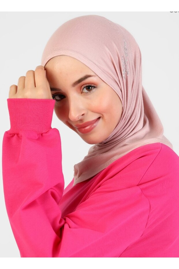 Spor Koşu Bonesi - Pudra - 2