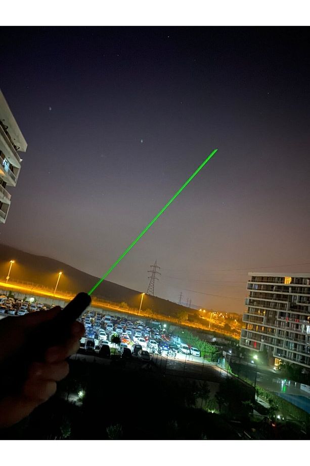 (15KM MENZİL) Yeşil Lazer Pointer Yeşil Lazer - 1