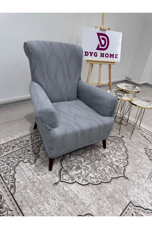 Berjer Örtüsü Berjer Kılıfı Tekli Koltuk Örtüsü Tekli Koltuk Kılıfı Tek Kişilik Örtü Sofa Cover - 6