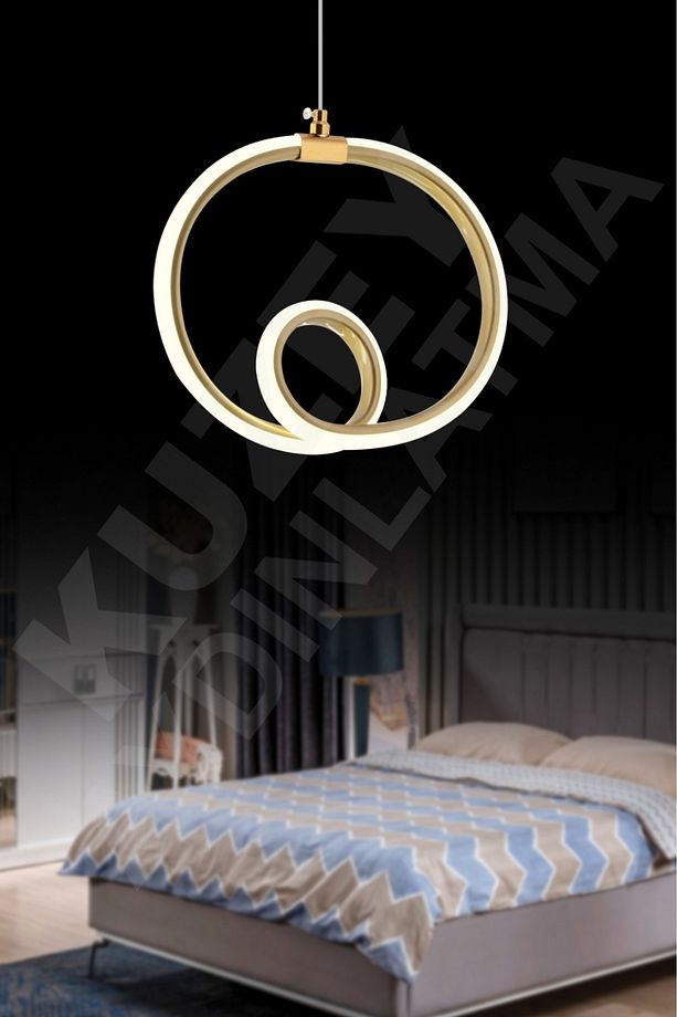3 ADET BİRARADA SARKIT TEKLİ LED AVİZE - 4