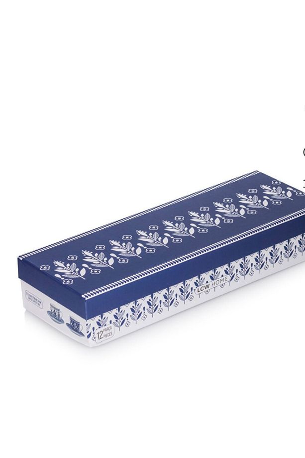 LCW HOME Çiçek Baskılı 6 Kişilik Porselen Kahve Fincan Takımı 90 Ml - 3