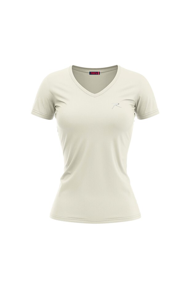 Women's 100% Cotton T-Shirt Mulier Ecru