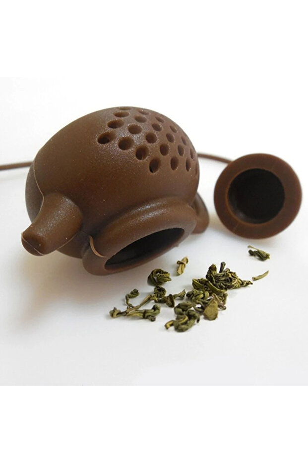 مصفاة تخمير الشاي بتصميم إبريق الشاي - 4