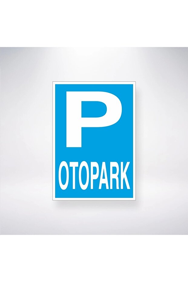P Car Parking Sticker 20X28 cm