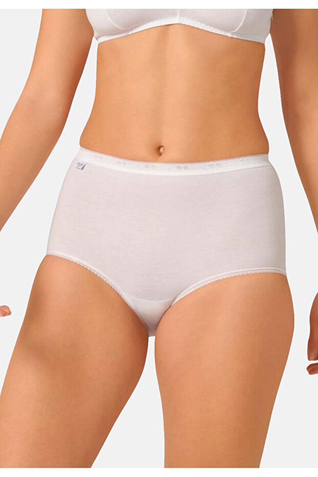 Unterhose Slip Basic+ Maxi mit hohem Bund 4er Pack - 3