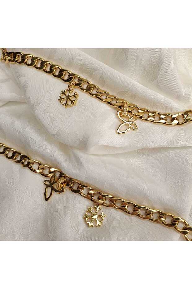 Çelik Gold Bileklik - 2