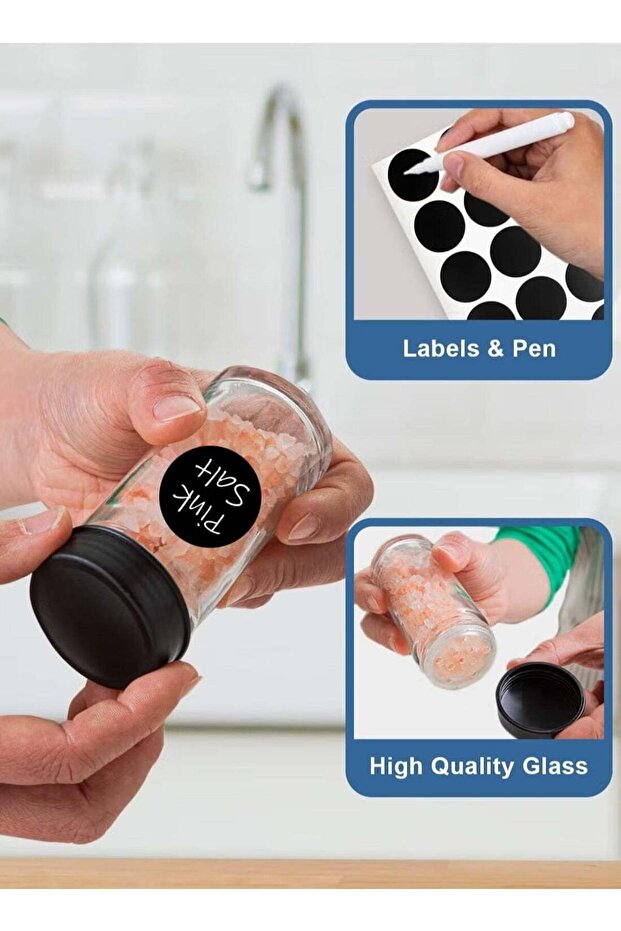 Organizer and Hold For Spices And Seasoning In The Shape of Rotating Wheel Containing 18 Containers - 3