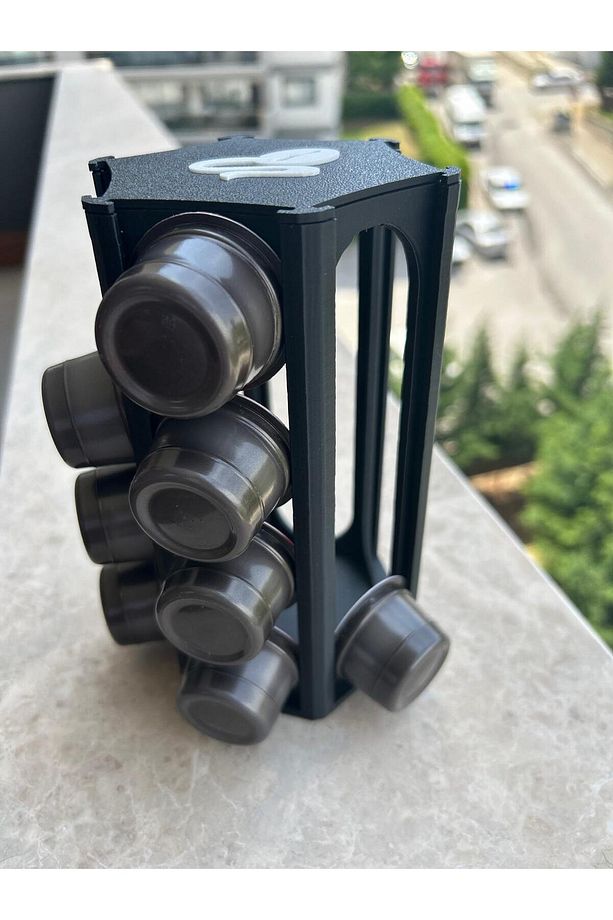 Cafissimo Kapsül Kahve Standı Dekoratif Çok Amaçlı 24 Kapsül Siyah - 3