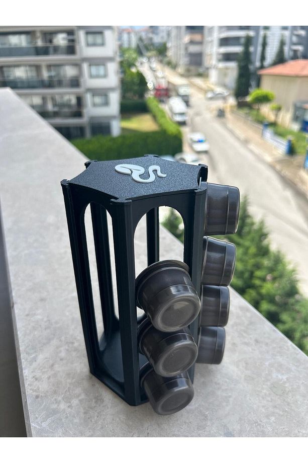 Cafissimo Kapsül Kahve Standı Dekoratif Çok Amaçlı 24 Kapsül Siyah - 4