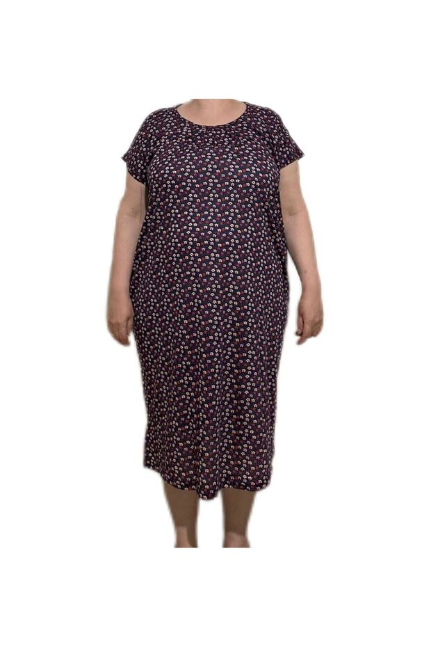 Women's Short Sleeve Plus Size 100% Cotton Nightdress/Dress