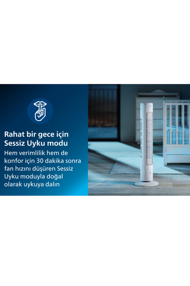SİYAH Philips CX553 Kule Tipi Vantilatör - 4