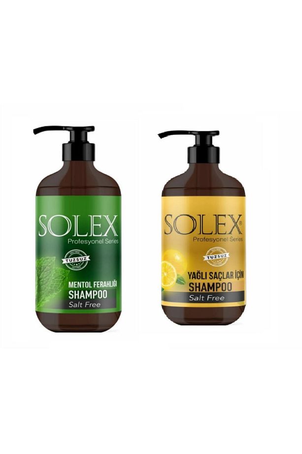 Tuzsuz Professıonal Serıes Mentol Keratin+ Yağlı Saçlar için Tuzsuz Şampuan 1.000 ml+1000 ML - 1