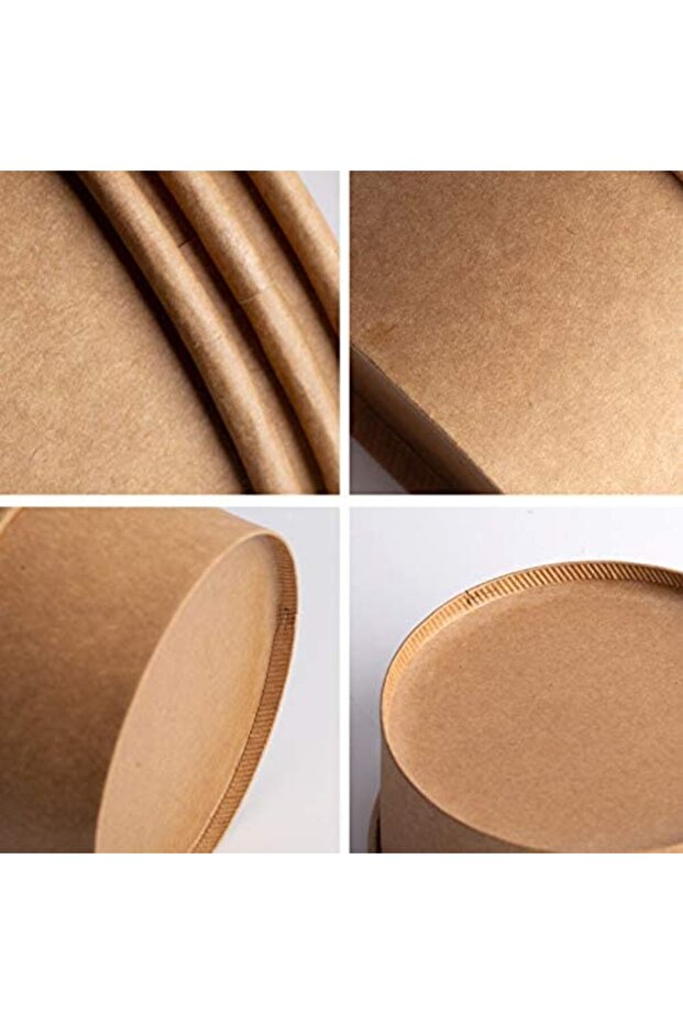 علب من ورق كرافت بغطاء مناسبة للميكرويف 1300مل - 3