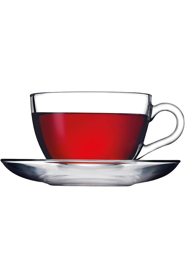 Basic 6lı Set Çay Kahve Büyük Fincan Bardak Takımı 238 ml - 12 Parça - 6 Kişilik - 97948 - 6