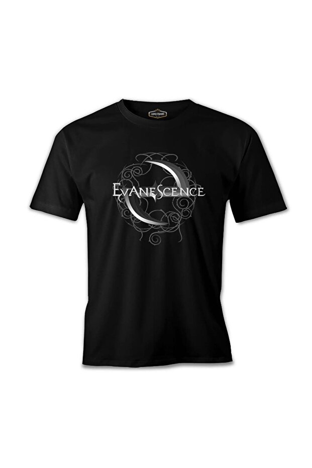 تيشيرت رجالي أسود بشعار Evanescence