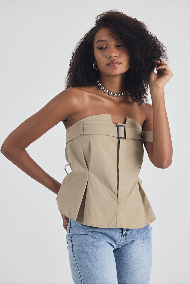 Kadın Kemerli Büstiyer - 6