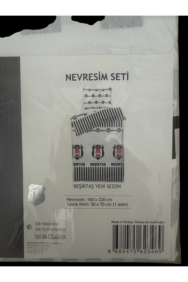 Beşiktaş Lisanslı & Bandrollü Nevresim Takımı Tek Kişilik Lisanslı Bjk Nevresim Seti - 2