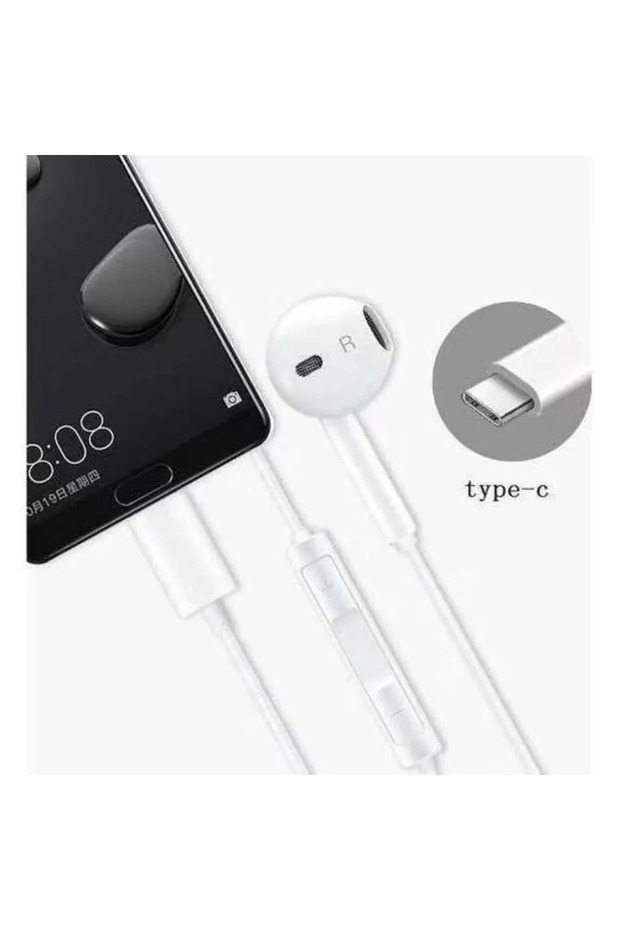 Iphonee 15 Serisi Ve Type-c Girişli Telefonlara Samsung Huwaei Xiaomi Süper Bas Kulaklık - 5