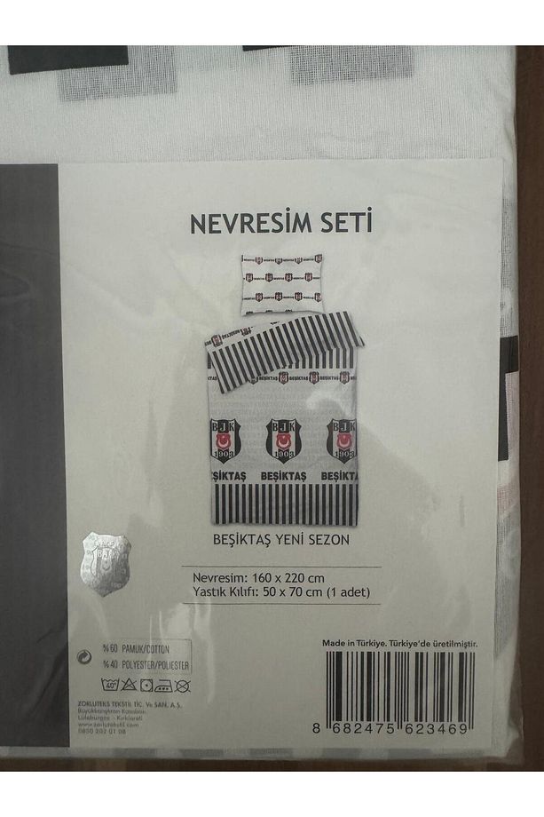 Beşiktaş Lisanslı & Bandrollü Nevresim Takımı Tek Kişilik Lisanslı Bjk Nevresim Seti - 7