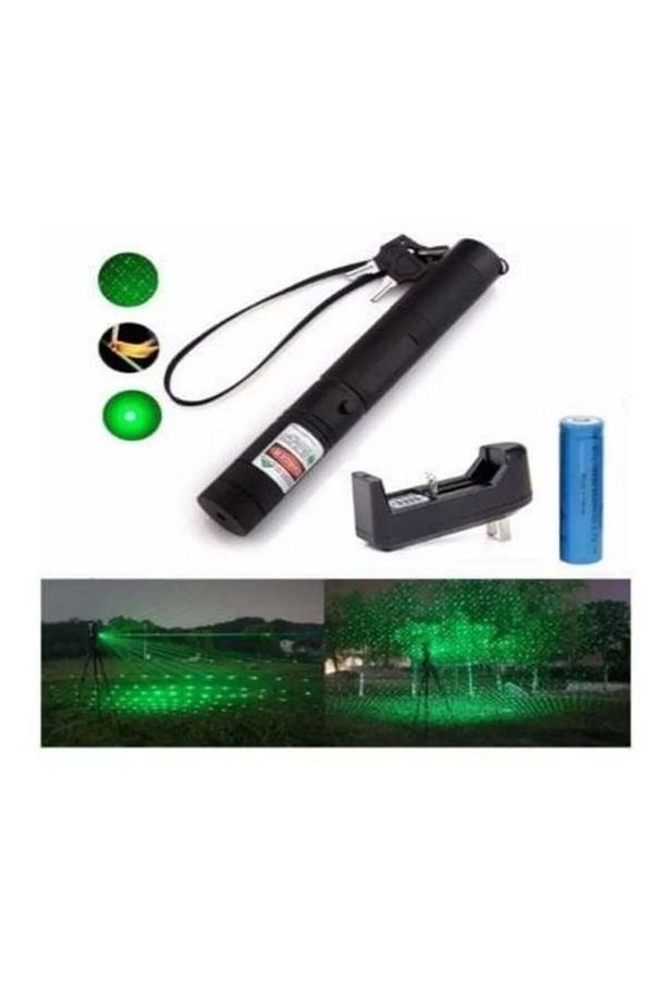 Yeşil Laser Pointer (LAZER IŞARETLEYİCİ), Güçlü Ve Uzun Menzilli - 1