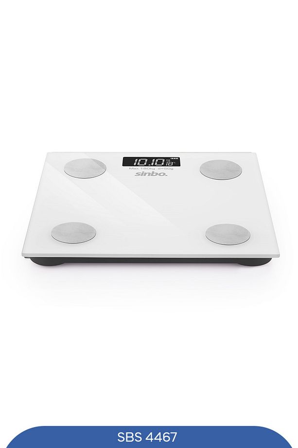 Sbs-4467 Bluetooth Dijital Yağ Su Kas Vücut Kitle Endeksi Kilo Ölçer Tartı Baskül - 28 Cm - 5