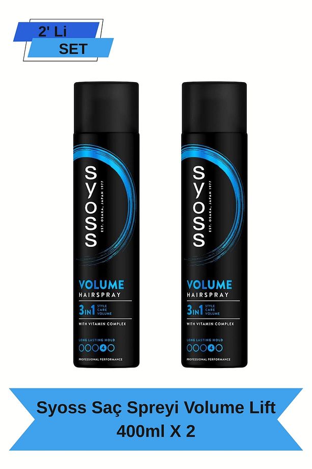 Saç Spreyi Volume Lift 400 ml - 2 Adet - Hacim ve Uzun Süreli Tutuş - 1