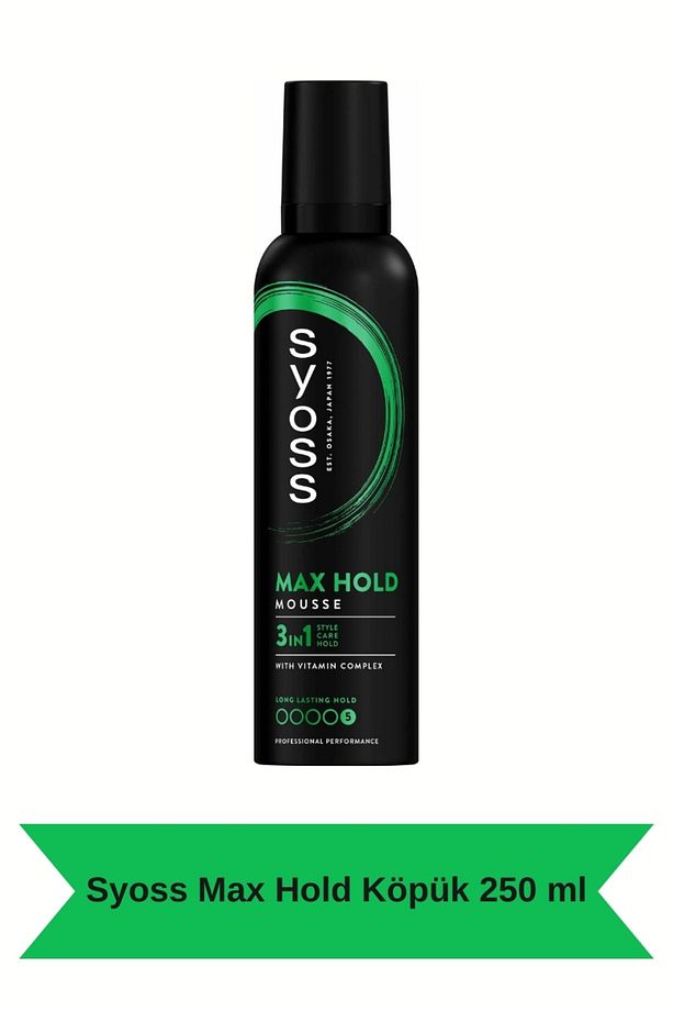 Max Hold Köpük 250 ml - Güçlü Tutuş için Saç Köpüğü - 1