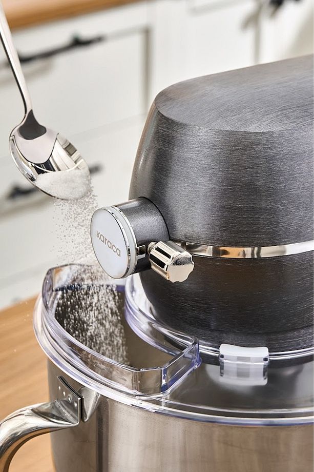 Multichef Artisan Digital Ekran 7 Litre Döküm Stand Mikser Brushed Gun Grey 1800W - 5