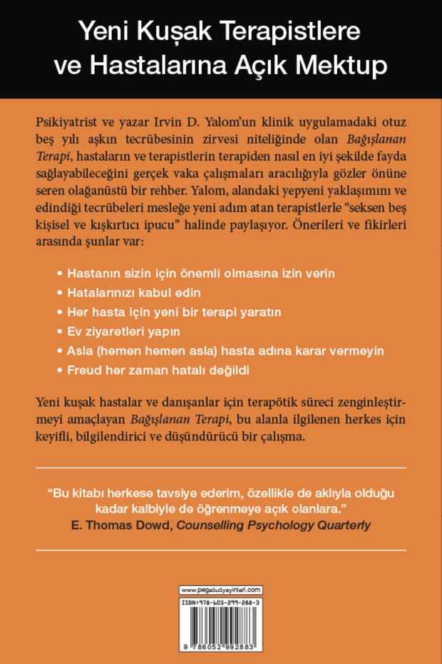 Bağışlanan Terapi - Irvin D. Yalom - 2