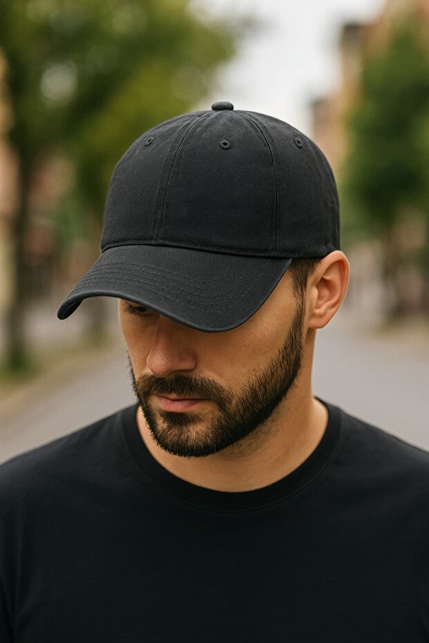 Solid Color Cap 2025 New Trending Distressed Men's Hats