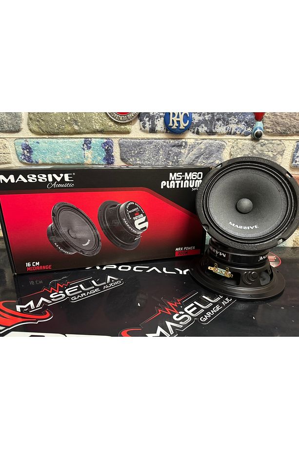 Massive Ms-m60 16 Cm 300 W 100rms 4ohm Midrange Hoparlör - 3