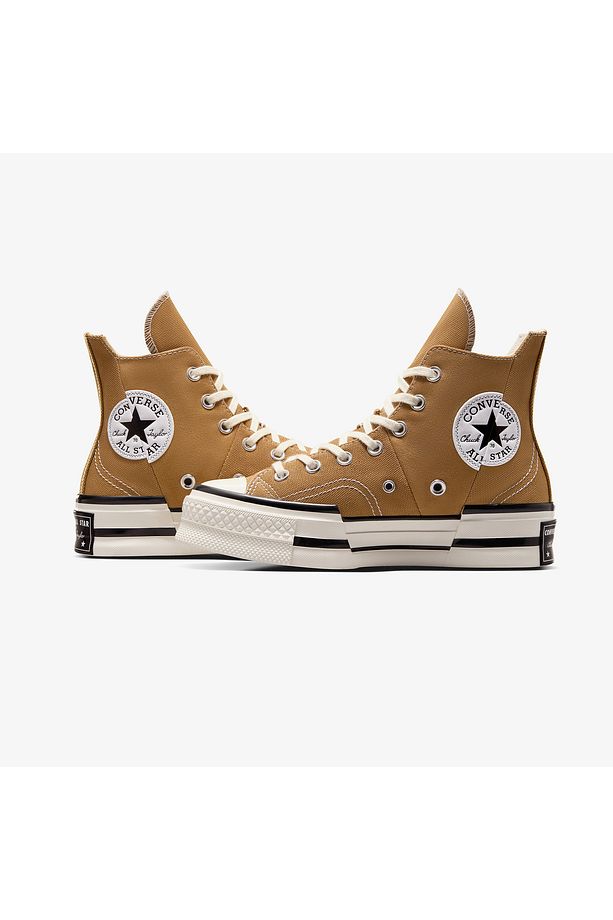 Chuck 70 Plus Unisex Kahverengi Platform Sneaker - 7