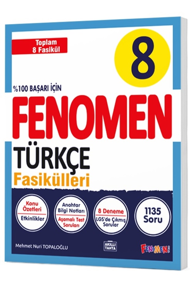 Fenomen Okul 2024 8. Sınıf Türkçe Fasikül 1-2-3-4-5-6-7-8 Seti - 1