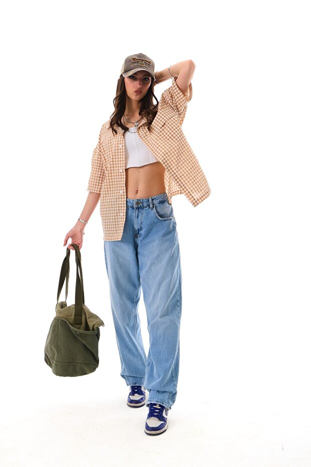 جينز فضفاض أساسي - 6