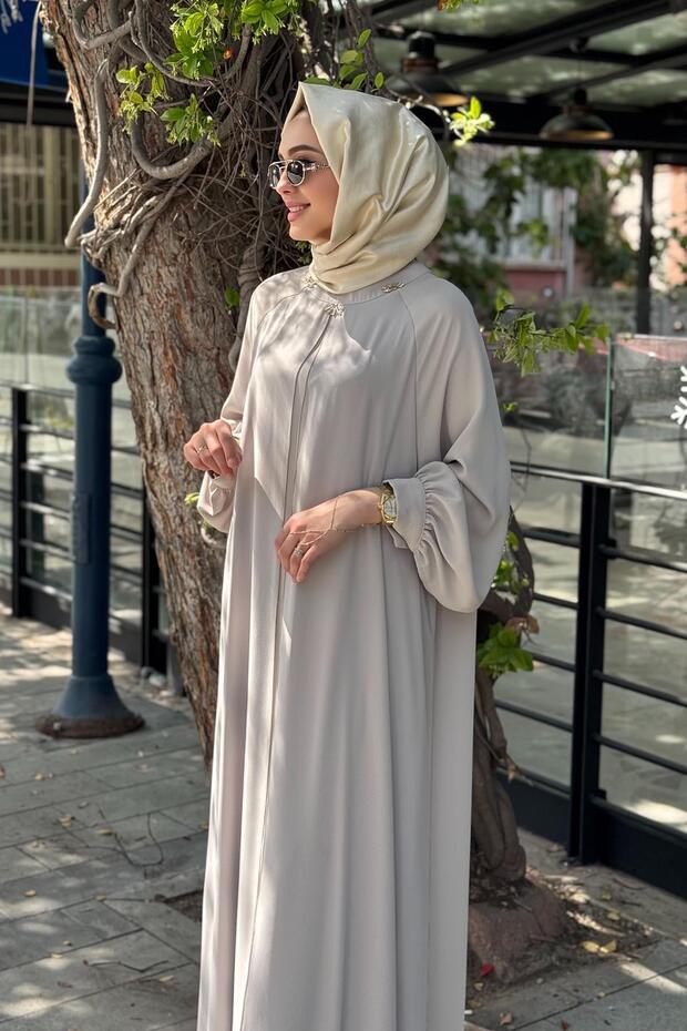 Elbise S-5781 Taş - 3