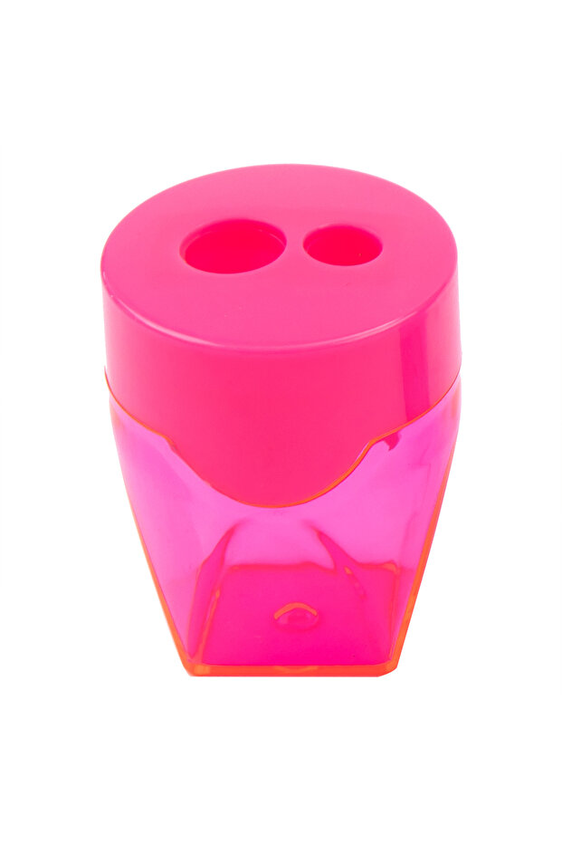 Double Plastic Sharpener with Container Deli - 2