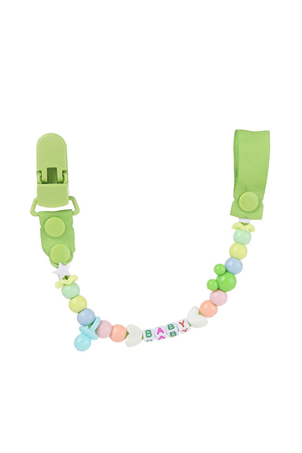 - مشابك مصاصة بسيطة من الخرز - 1