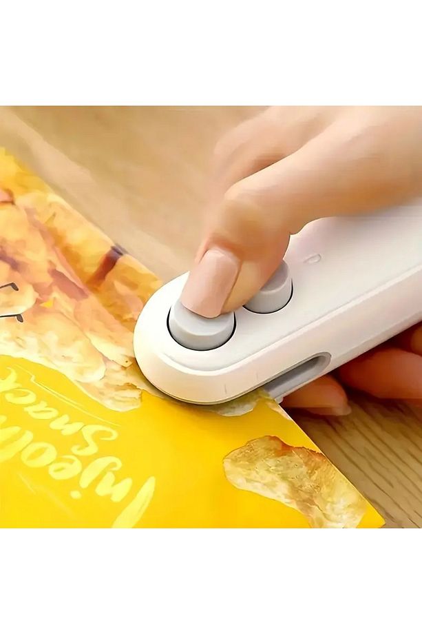 Taşınabilir USB Şarjlı Poşet Mühürleme Makinesi Isıtma ve Kesimli - 5