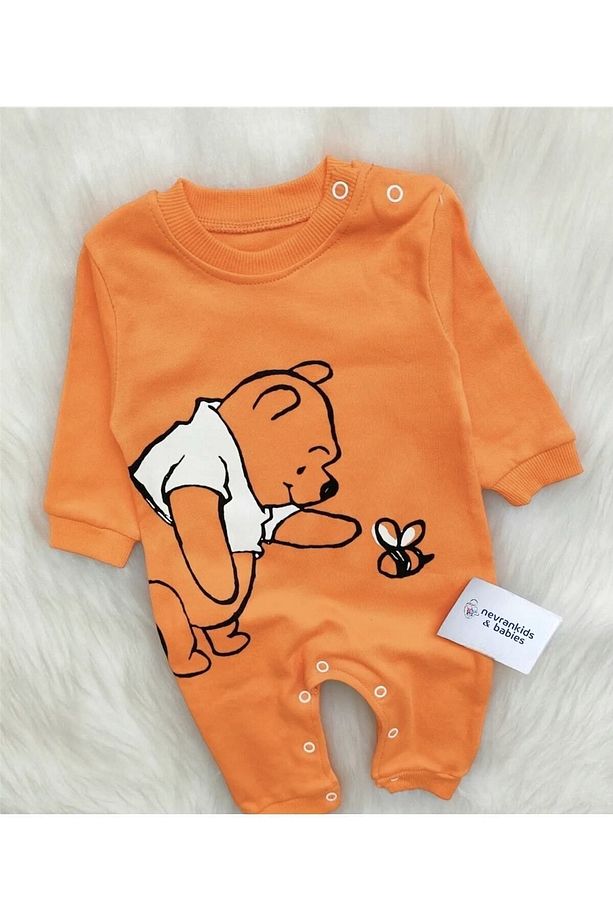Winnie The Pooh Arı Baskılı Tulum - 3