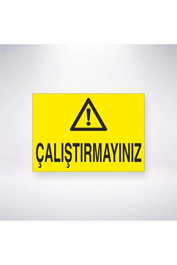 Do Not Operate Sticker 20X28 cm