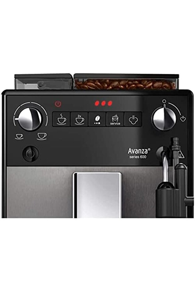 Fully Automatic Coffee Maker Avanza Series by Melitta with 1450W, 1.5L Capacity, Dark Titan/Stainles - 4