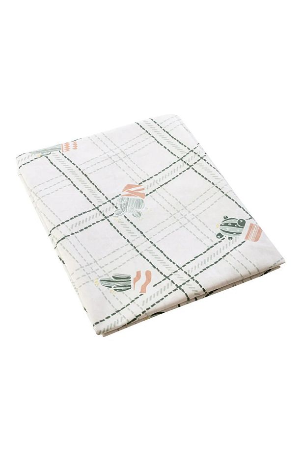 LCW HOME Karişik Kaktüs Desenli Masa Örtüsü 150x150 cm - 4