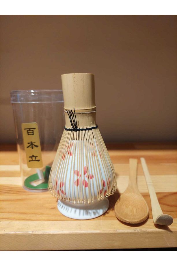 Bamboo Matcha Whisk Bambu Matcha Çırpma Seti - 1