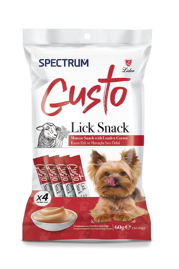 Gusto Kuzu Etli ve Havuçlu Köpek Sıvı Ödülü 4x15 G - 1