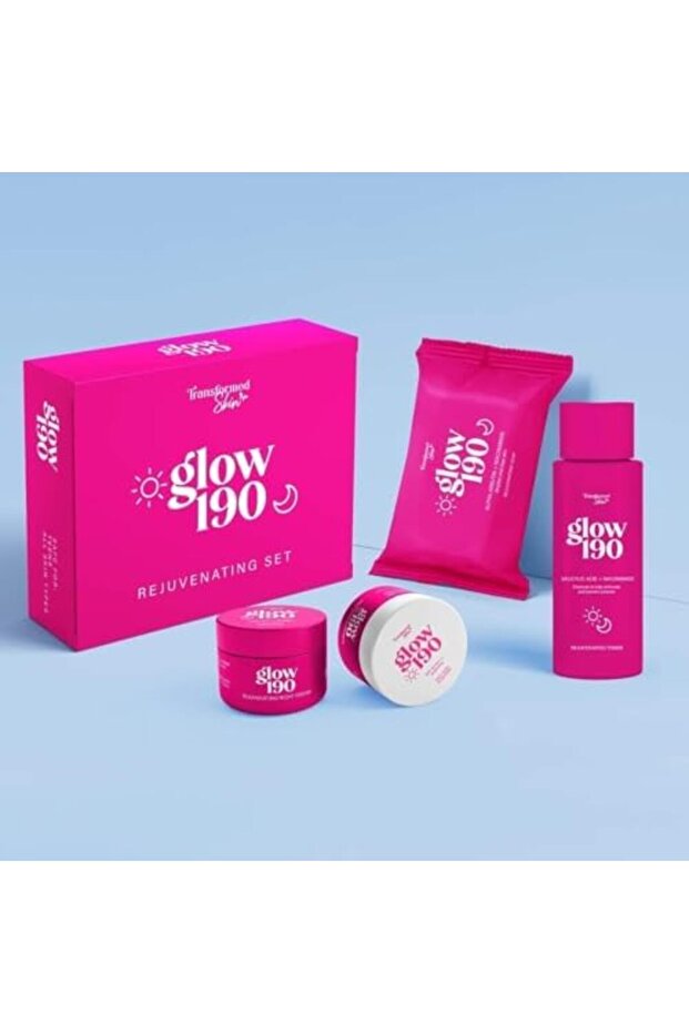 Honest Glow 190 Rejuvenating Set for Face - Unisex Skincare Set