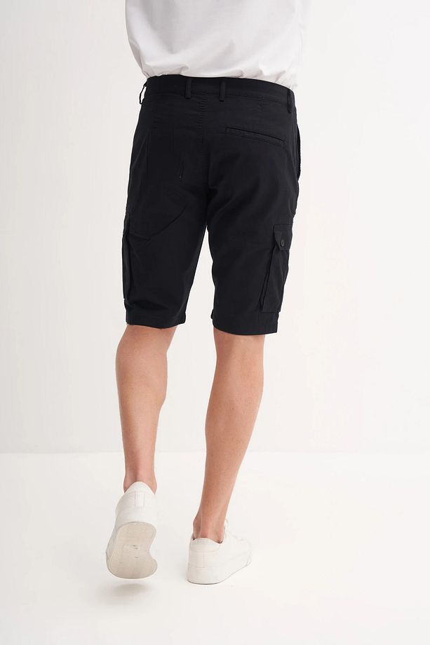 Regular Fit Kargo Bermuda Şort 6143 - 4