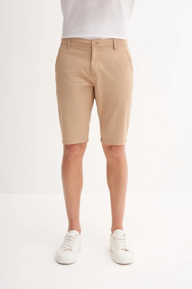 Regular Fit Gabardin Bermuda Şort 6001 - 4