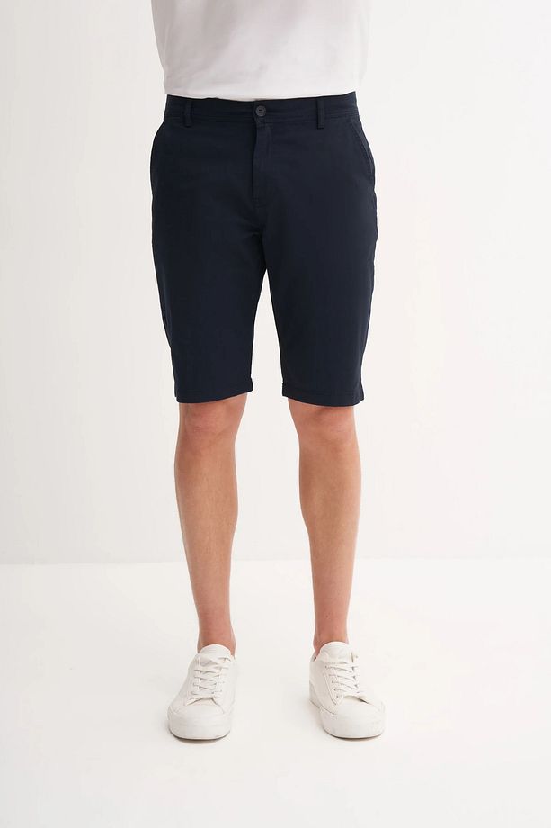 Regular Fit Gabardin Bermuda Şort 6001 - 2