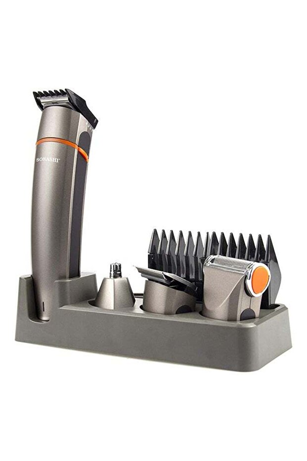 7in1 Rechargeable Hair Clipper For HairBeardNoseEarBody HighCapacity Battery And Fast Charging