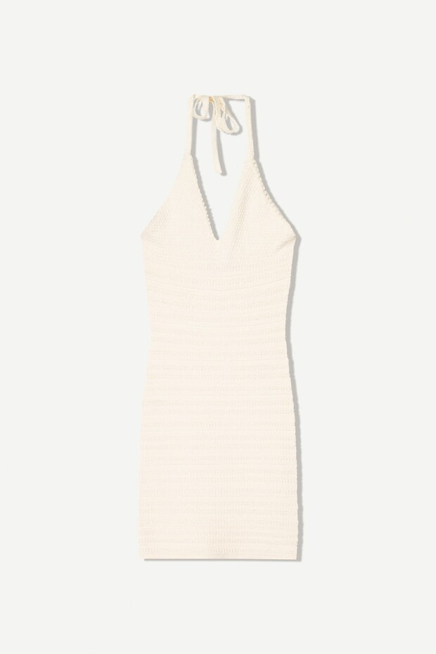 Kroşe rustik mini elbise - 2